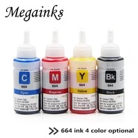 refill 664 dye ink for epson eco tank l100 l110 l120 l210 l310 l355 l360 l364 l365 l486 l550 l800 l805 l810 et 2650 printer