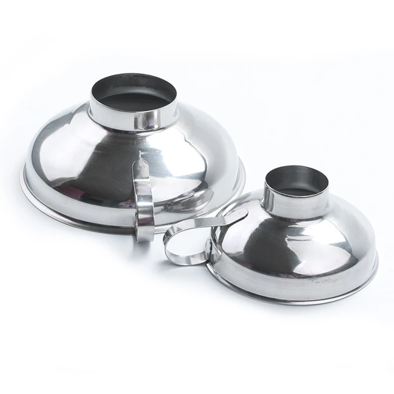 

Stainless Steel Wide Mouth Funnel for Beans Jam Food Powder Kitchen Gadgets HY99
