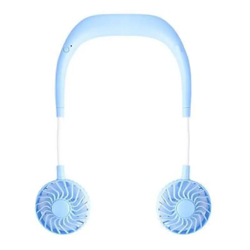 USB Перезаряжаемый мини спортивный вентилятор с шейным ремешком Настольный