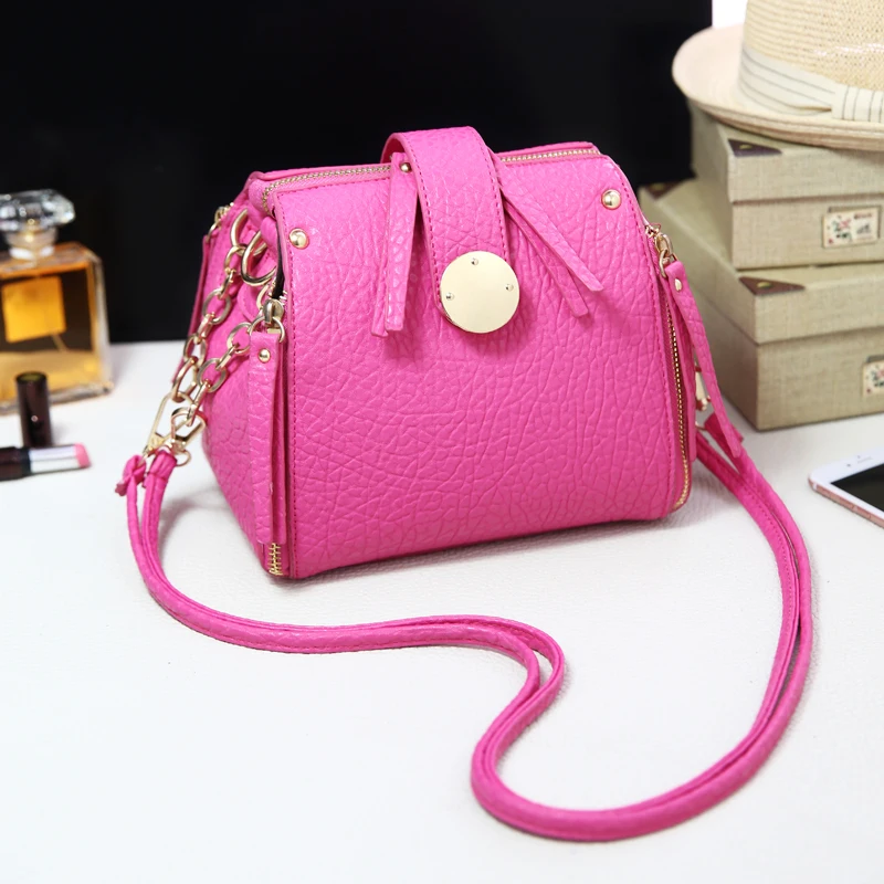 Элегантная Синяя женская сумка на плечо от HISUELY Маленькая цепочке с застежкой