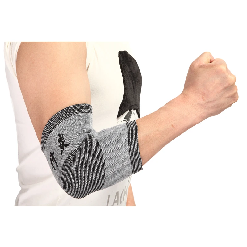 1 пара BYEPAIN рукав локоть бамбуковый уголь компрессионный опора для Tendonitis гольфы и