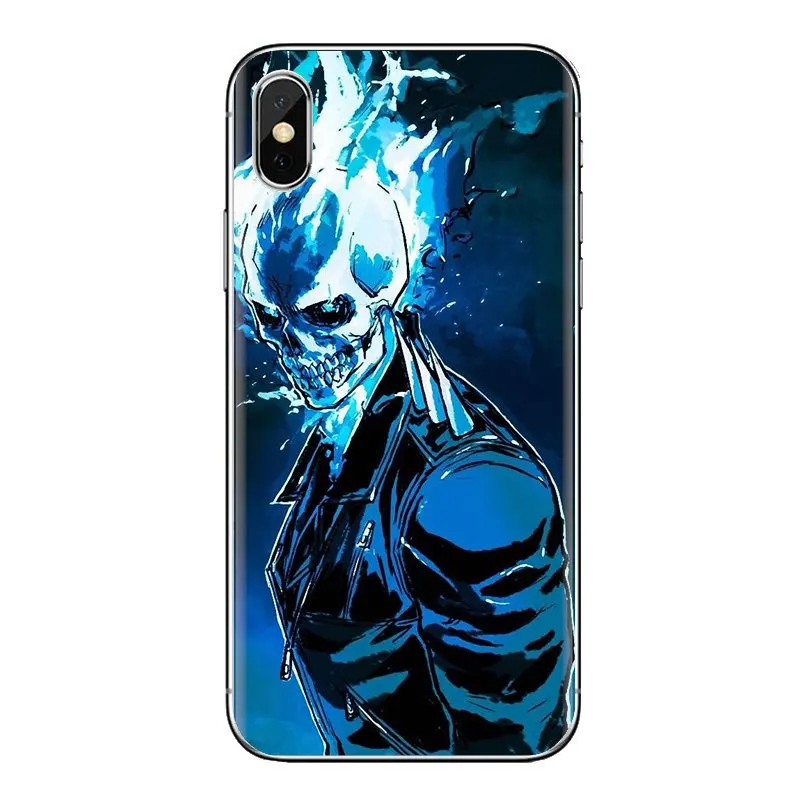 Transparent Soft Cover Bag For Xiaomi Mi3 Samsung A10 A30 A40 A50 A60 A70 Galaxy S2 Note 2 Grand Core Prime Ghost Rider fire car |