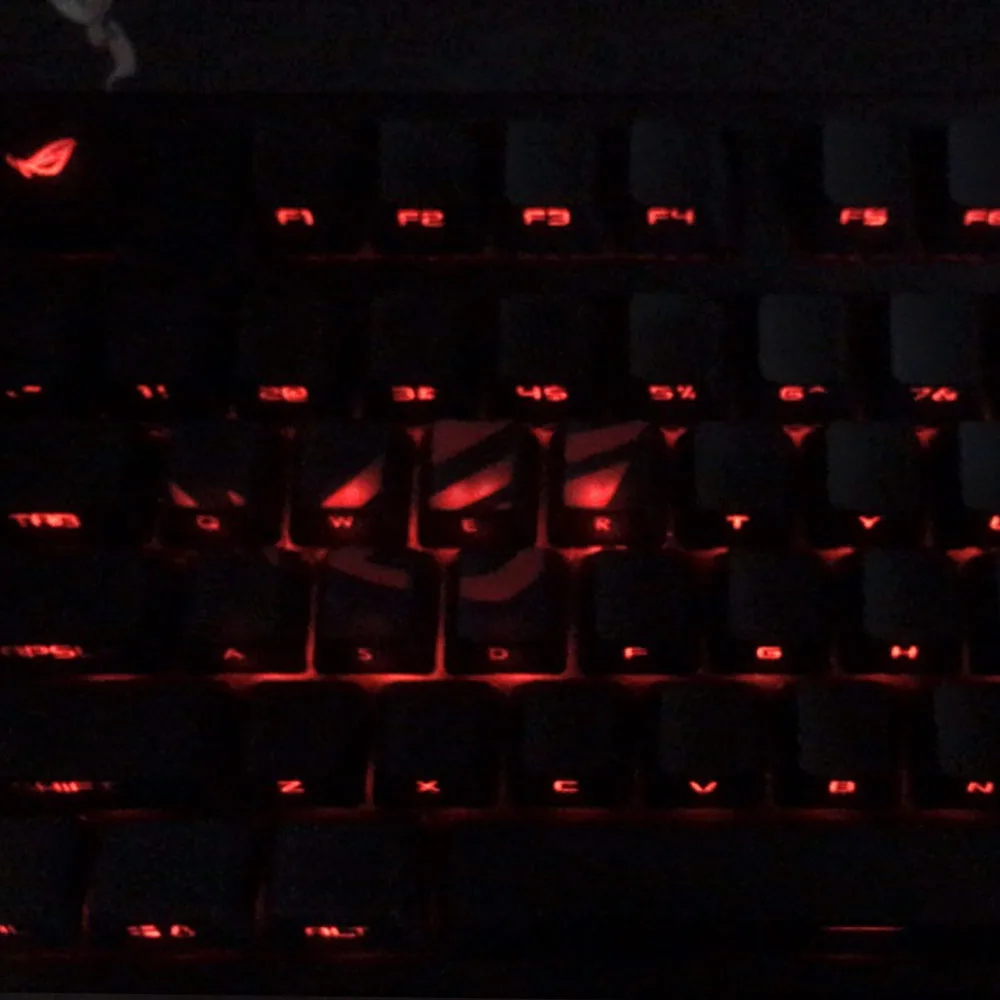 8 шт. ROG сублимационная крышка ключа PBT s OEM ESC QWERASD для переключателя Cherry Mx
