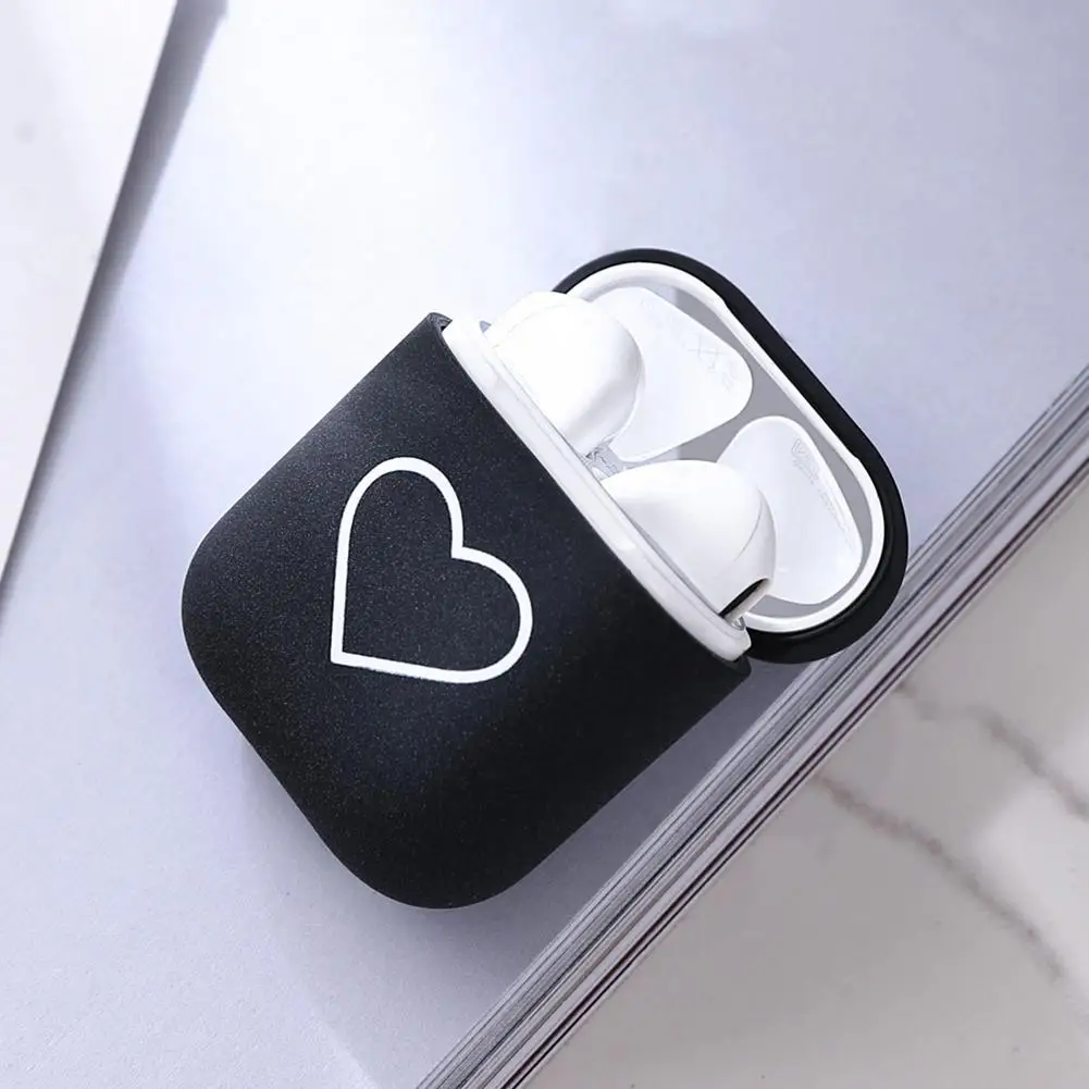 

For Airpods1/2 Shape Case Cover Protective Silicone Shell Heart Anti-vibration And Anti-wear For Airpods1/2 Earphone Accessories