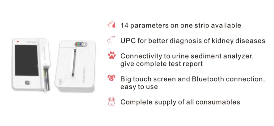 

URIT-31Vet Cutest POC Urine Analyzer