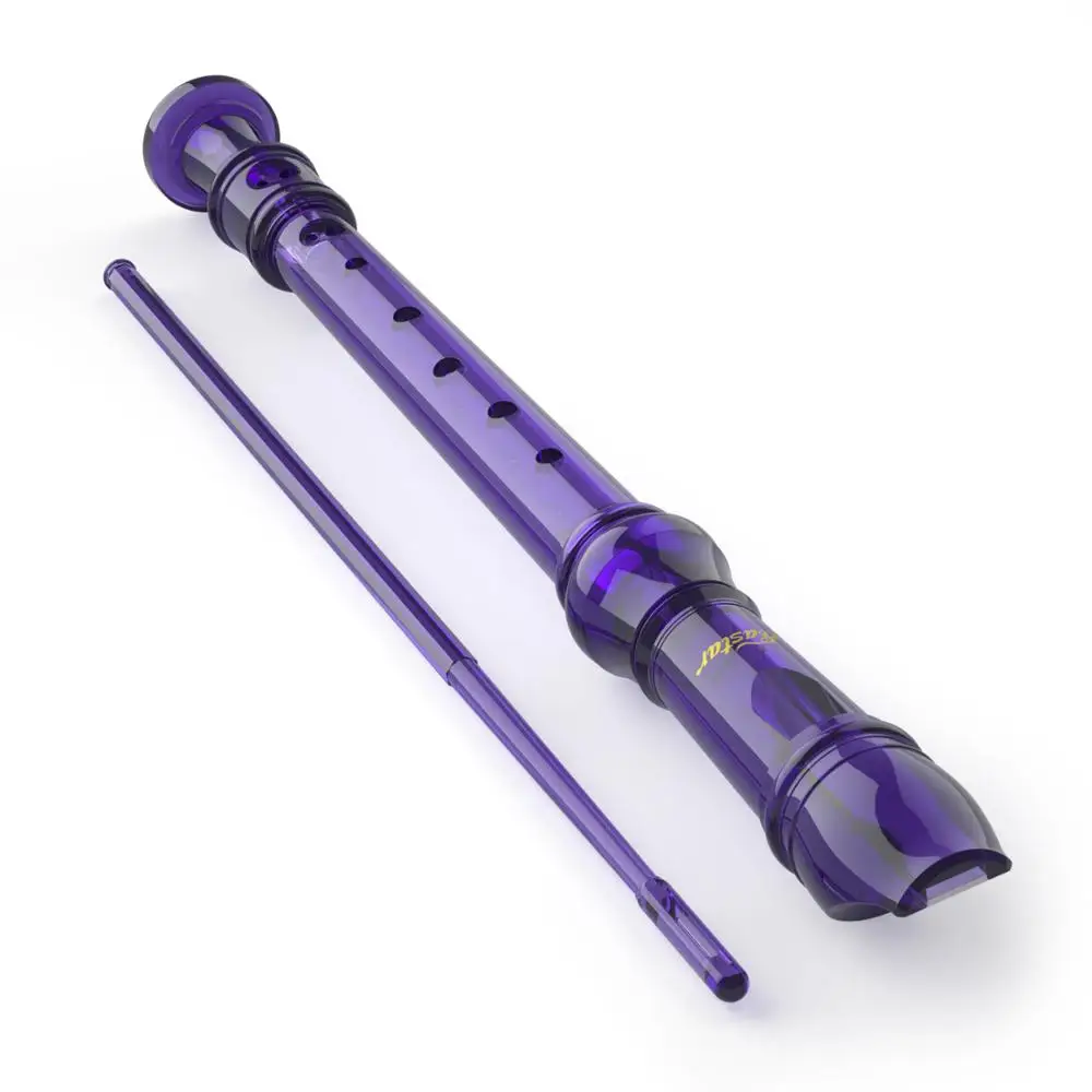 Сопрано рекордер 8 отверстий длинный флейта немецкий стиль C Ключ цветной