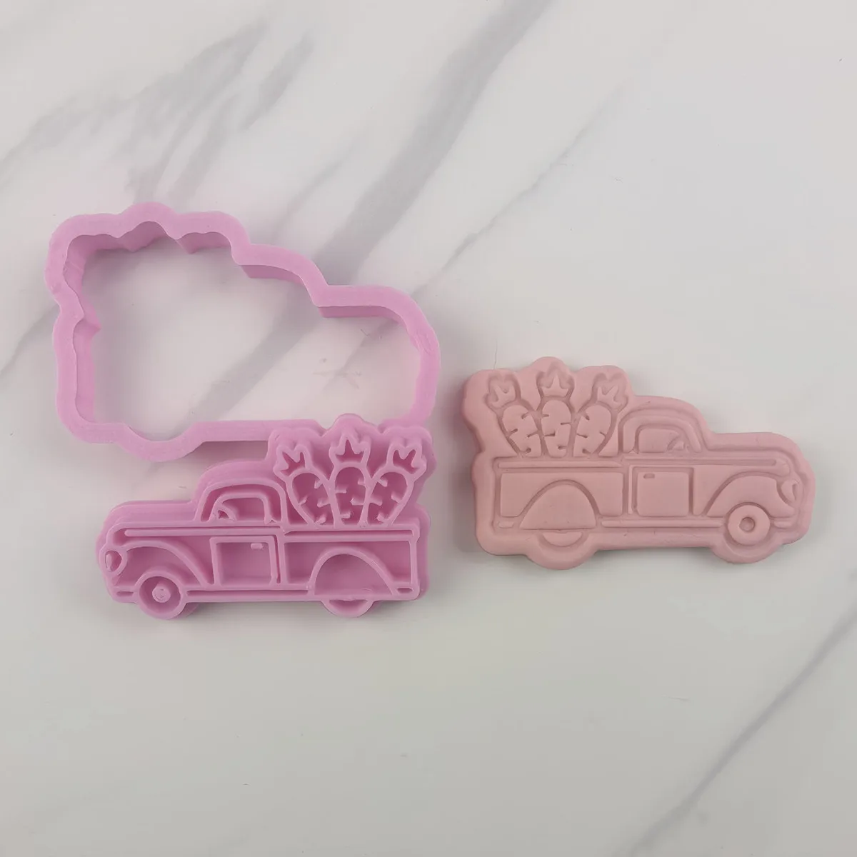 

Carrot Easter Truck Merry Christmas PLA Cookies Stamps Perfect Stereoscopic Pattern Relief Mold Custom