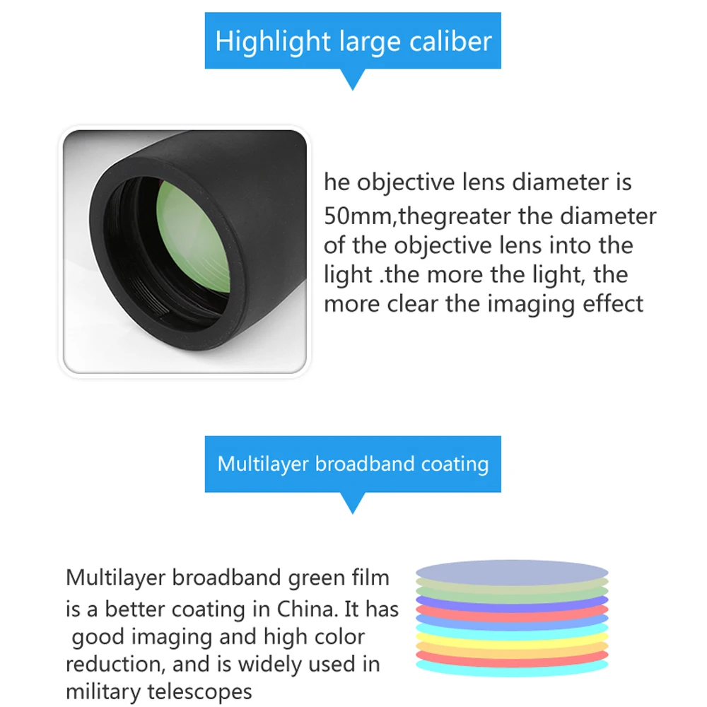 Монокуляр Borwolf 10-180X90 с высоким увеличением HD профессиональный зум мощное ночное