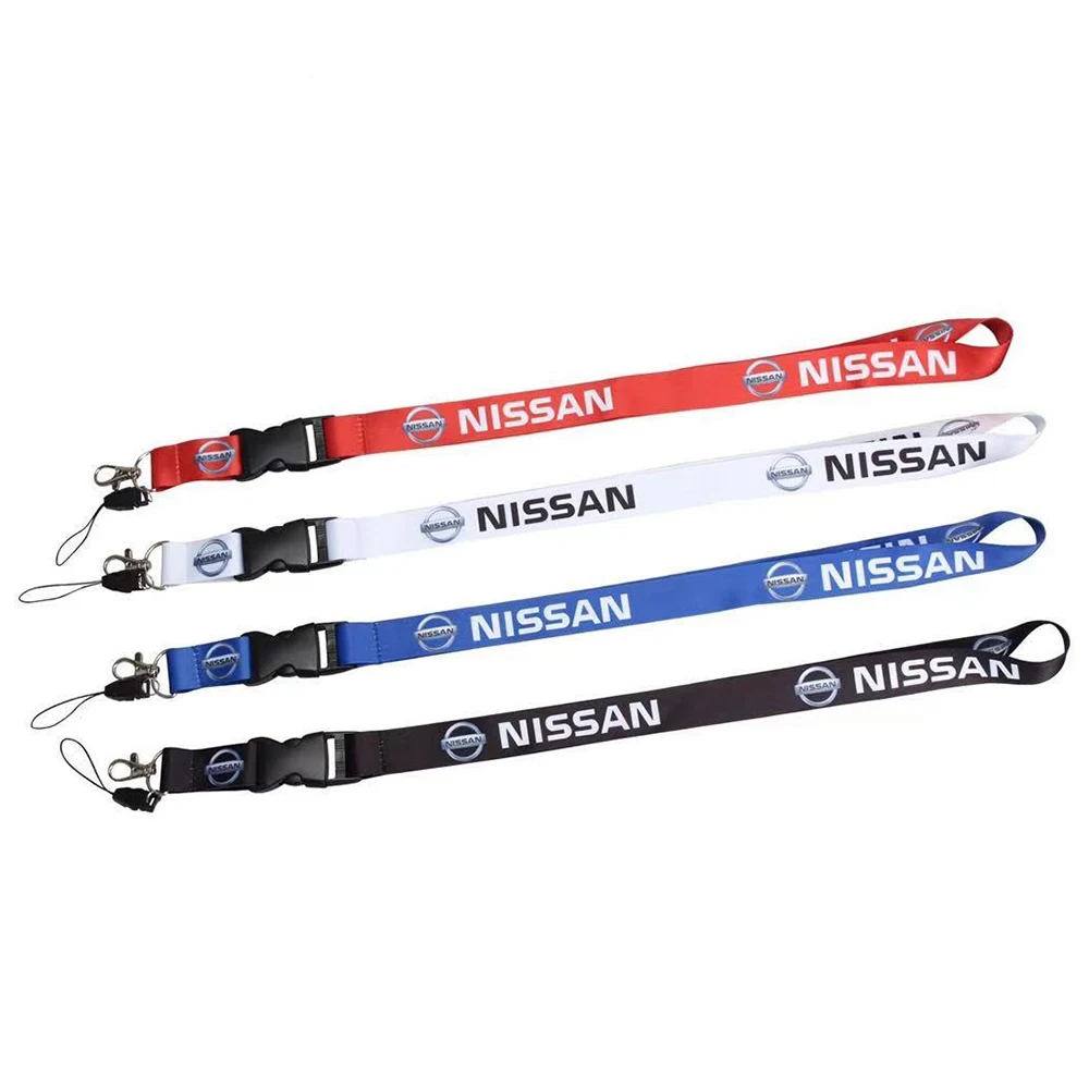 Автомобильный шейный ремешок для автомобиля брелок шнурок ключей NISSAN телефонные