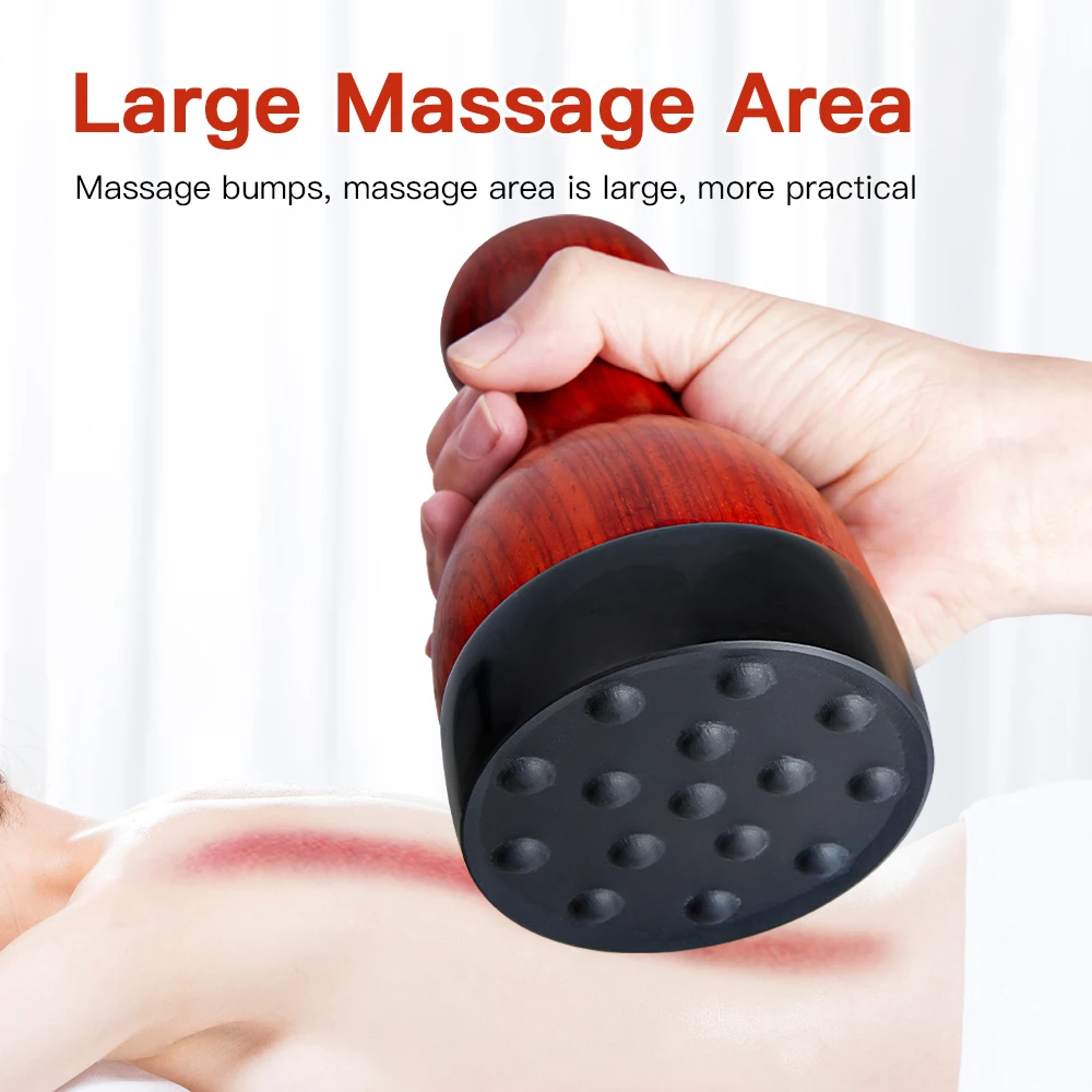 Charge Energy Stone Gua Sha Massage Tool Digital Screen Timed Fat Burning Weight Loss Relief Pain Muscle Care Neck Back Massager