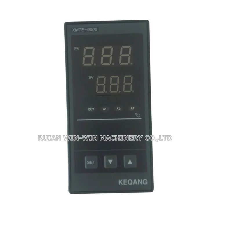 

2 pcs XMTE-9000 back side XMTE-9081 K type digital temperature controller connect the solid state relay