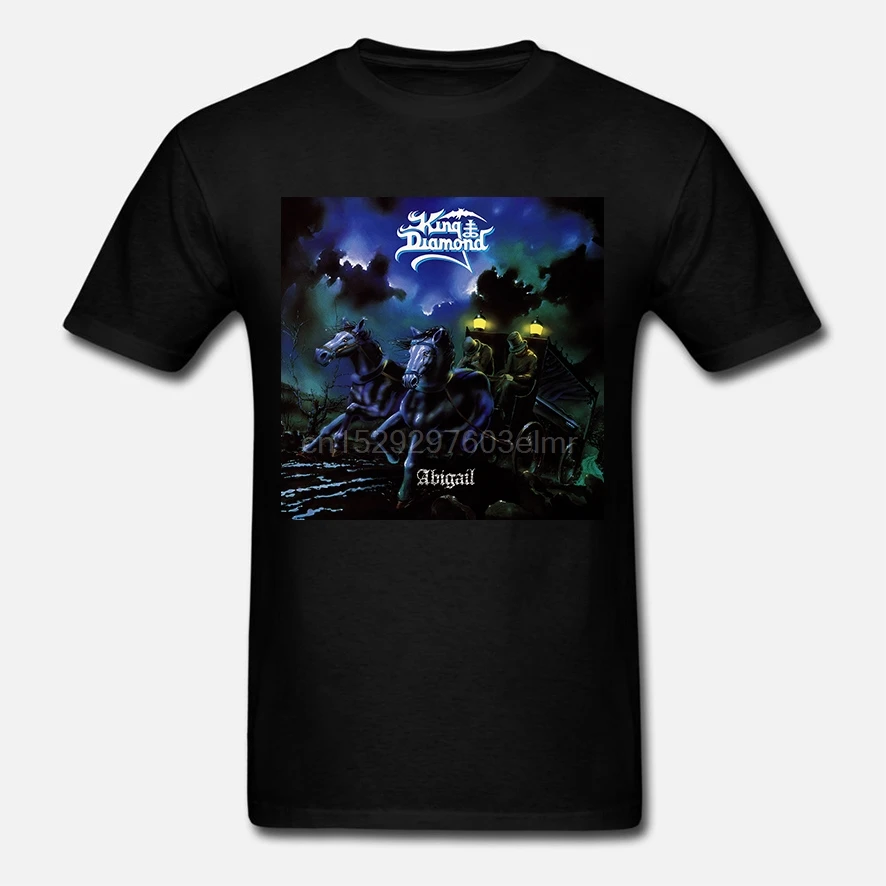 Новая Черная футболка с надписью King Diamond Abigail Mercyful Fate Heavy Metal Accept Saxon модная летняя