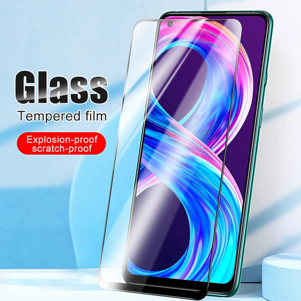 

Full Coverage Screen Protector For Oppo Realme 6 7 8 Pro Tempered Glass For Realme GT Neo 2 C21y Q3 Pro C11 7i 6i C3 C25 Ceular