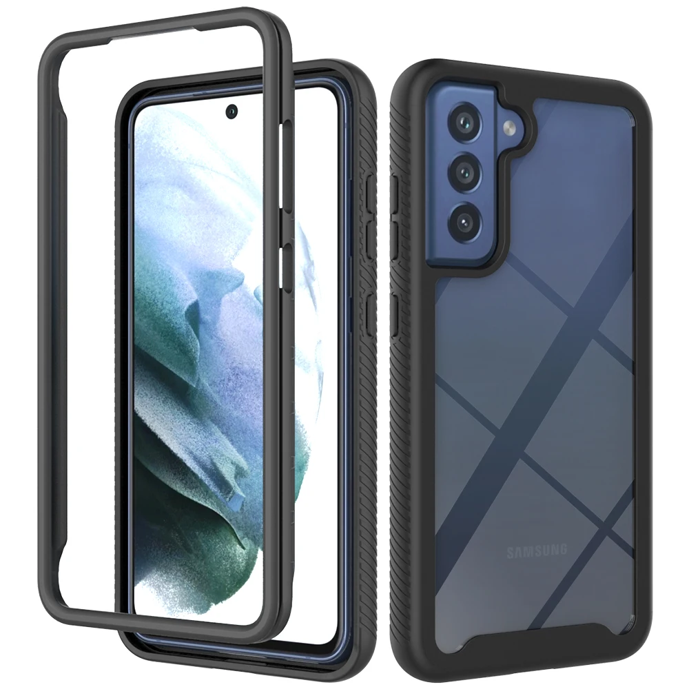 Противоударный акриловый чехол для телефона Samsung Galaxy S21 FE 5G S 21 S22 Ultra S20 Plus защита от