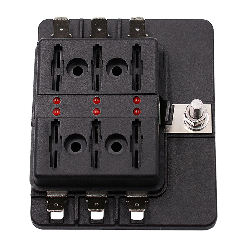 

Блок предохранителей со стандартным лезвием, 6 способами, 12 В/24 В