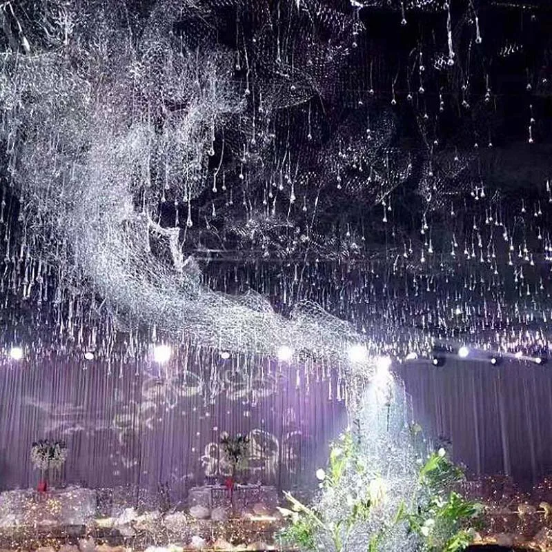 50 шт./упак. Хрустальные подвесные бусины прозрачные акриловые подвески-гирлянды