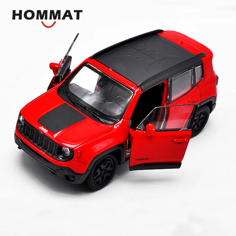 HOMMAT масштаб 1:36 Jeep Renegade Trailhawk SUV модель автомобиля из металлического сплава литой
