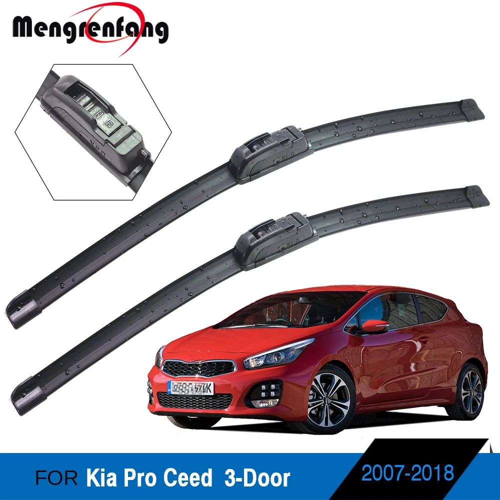 Для Kia Pro Ceed хэтчбек 3 двери автомобиля Лобовое стекло стеклоочистителей Мягкие