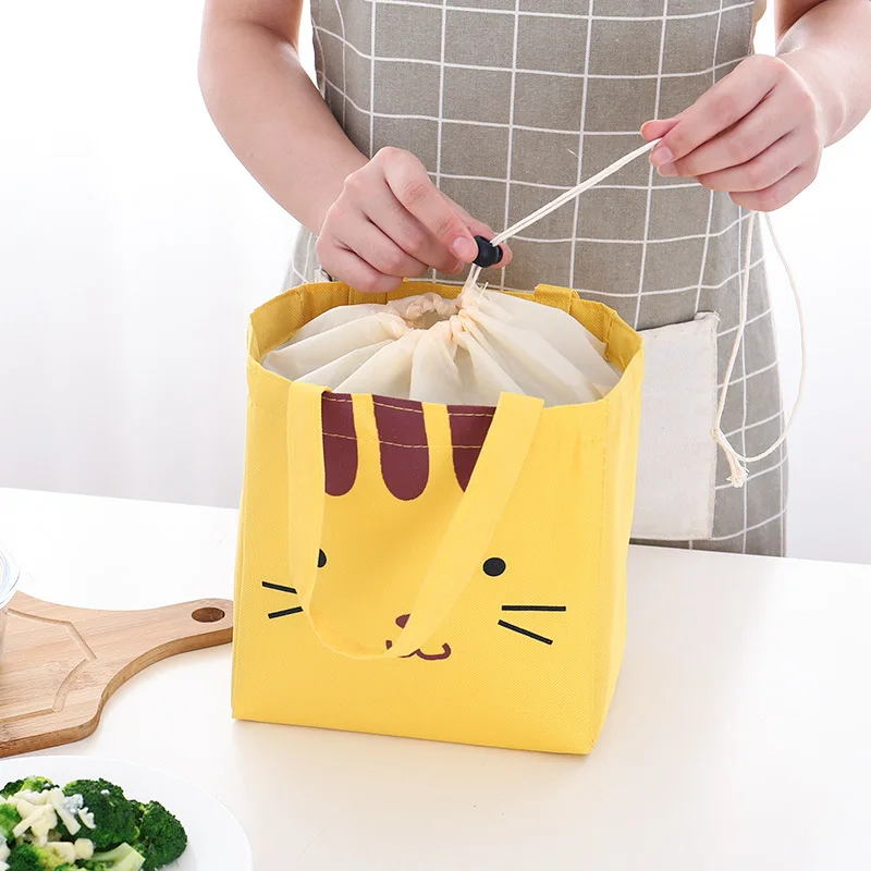 

Cartoon Animal Cooler Bag Food Thermal Tote Oxford Waterproof Luch Bags Large Capacity Portable Outdoor Camping Picnic Lunch Box