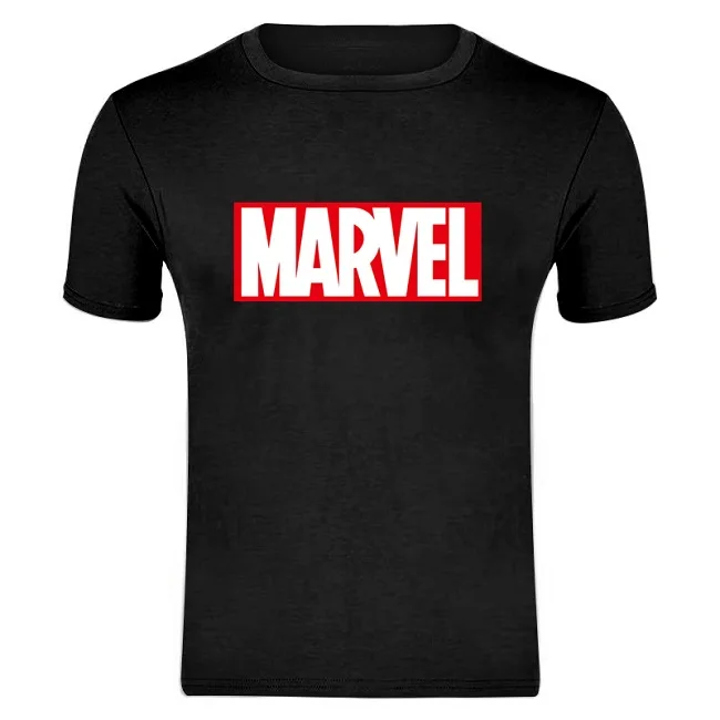 Новые модные футболки для пары с короткими рукавами Marvel, Мужская футболка с принтом супергероя, футболка с круглым вырезом, комикс, футболка с надпись Marvel, топы, Мужская одежда, футболки