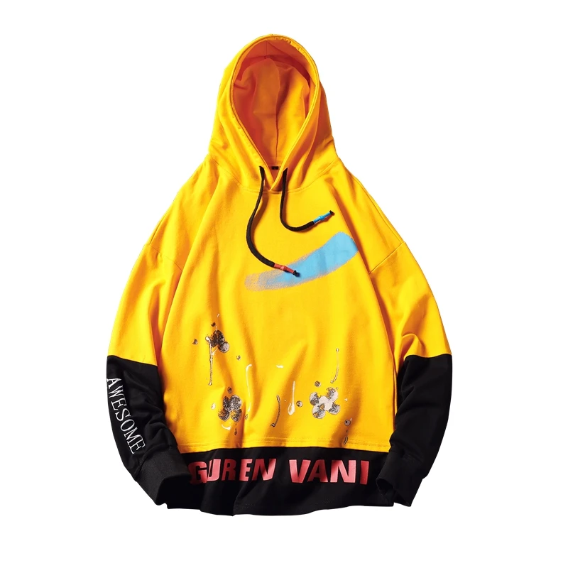 HENCHIRY Повседневная Уличная одежда в стиле хип хоп толстовки для скейтборда