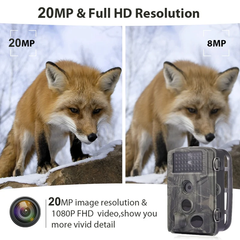 Горячая 16MP 1080P камера для дикой природы фото ловушка инфракрасная охотничья s HC802A