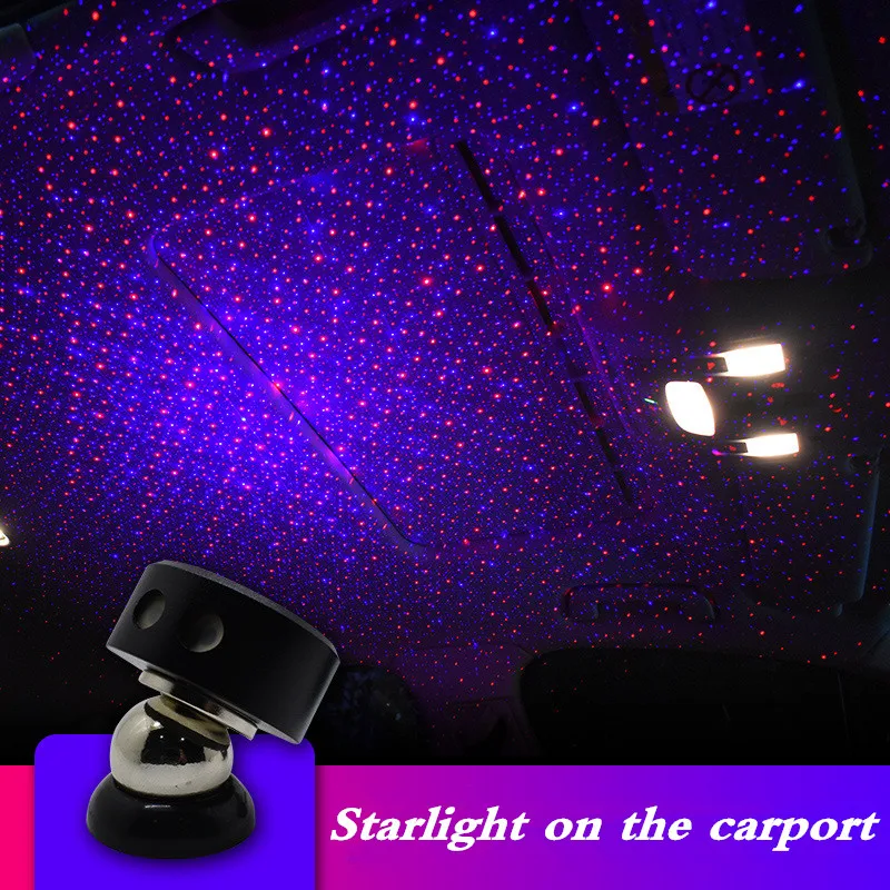 Автомобильный светодиодный светильник USB автомобиль атмосфера окружающего