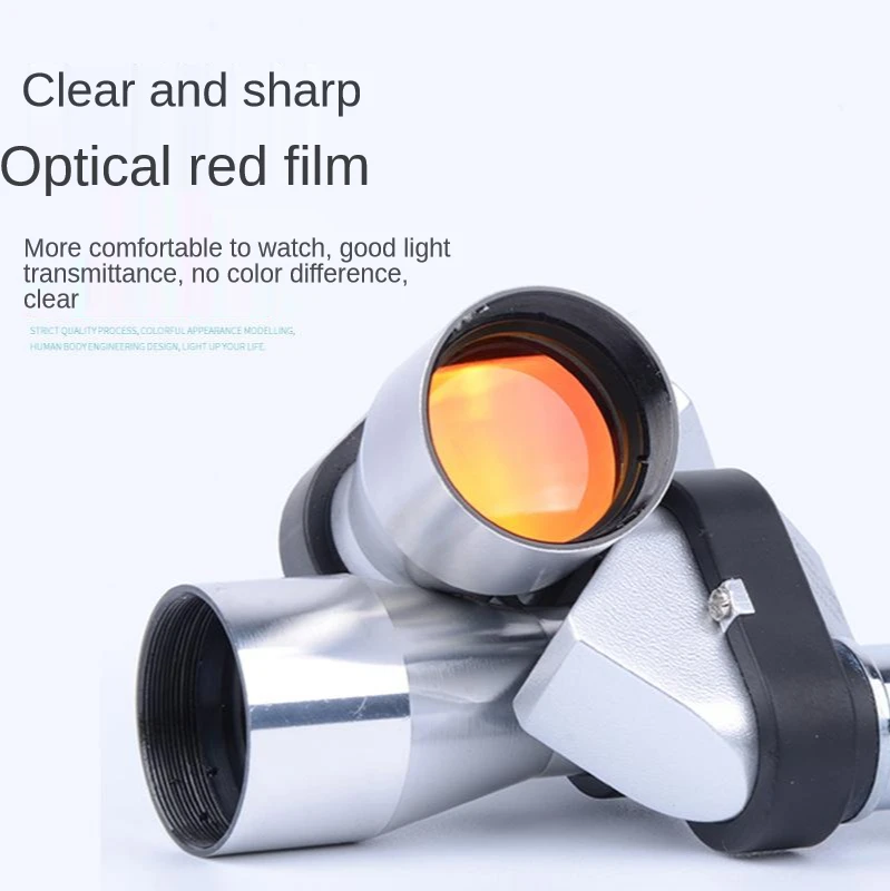 Оптический телескоп 820 угловой металлический с микроскопом для наблюдения за