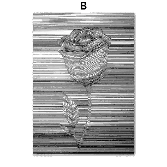 Абстрактная линия девушка обнаженное тело настенные художественные принты