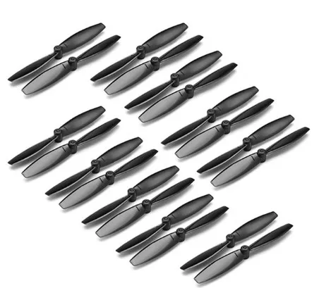 10 pares LDARC 65mm hélice 1 0 5mm agujero 2 hojas paleta CW CCW Props PC hélices para palillo de dientes marco DIY RC Drone | Игрушки и