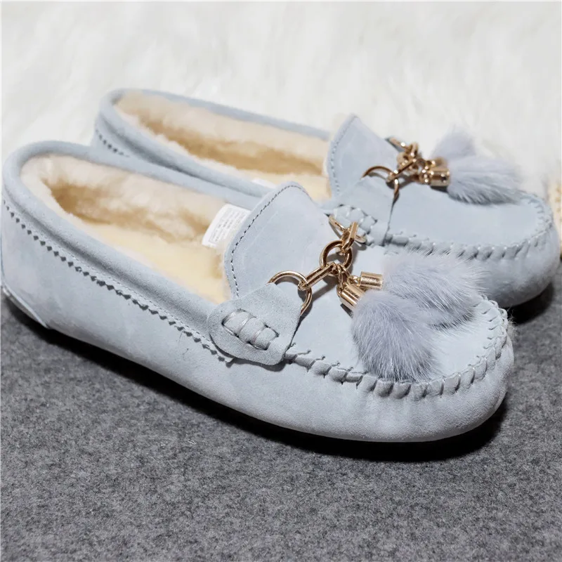 Женские зимние ботинки на натуральном меху теплые Нескользящие ботильоны из