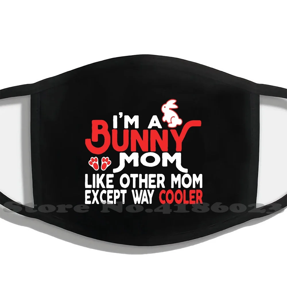 

Самый крутой кролик мама модная смешная маска для рта маски для лица самый крутой кролик мама