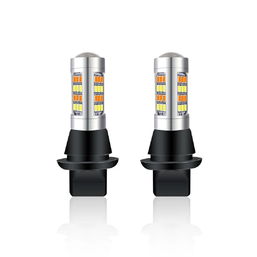1156 P21w LED PY21W BA15S BAU15S T20 W21W светодиодный Canbus без ошибок дневные ходовые огни + сигнал