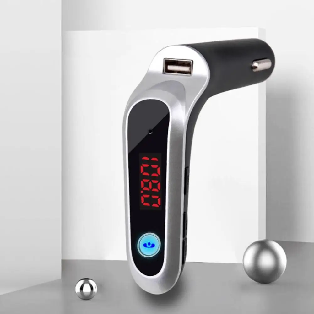 Комплект беспроводной связи Bluetooth для автомобиля LCD гарнитура FM передатчик MP3