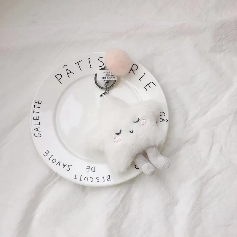 Ant little twin stars Брелок Плюшевый peluche porte clef Мини Милая цепочка для девочек|Плюшевые