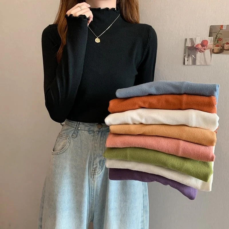 

Осень 2021, зимний свитер, женские топы, вязаный пуловер, женская мягкая теплая толстая верхняя одежда