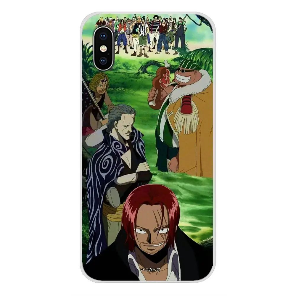 Мягкая прозрачная оболочка покрывает один кусок четыре императора shanks для Xiaomi