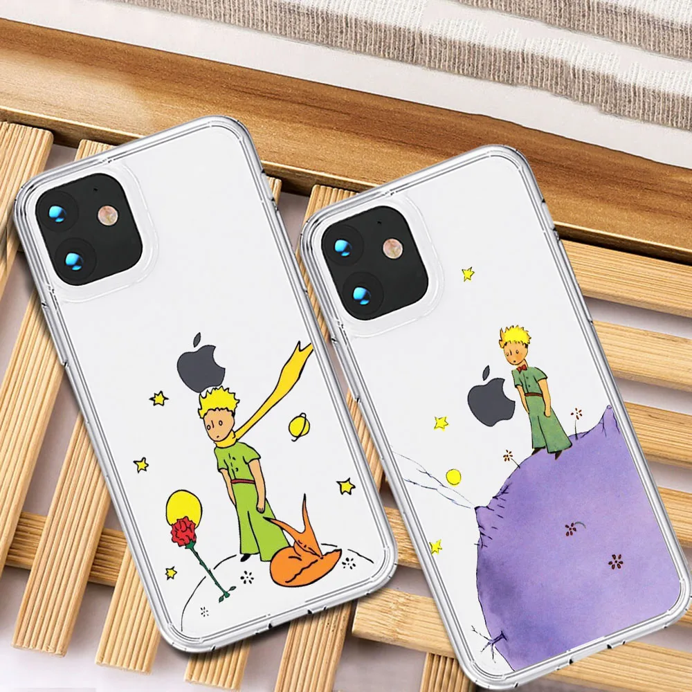 

2020 cartoon cute Little Prince Rose TPU soft silicone phone case For iPhone 5 5S SE 6 6S 7 8 X XS XR 11 Pro Max funda coque