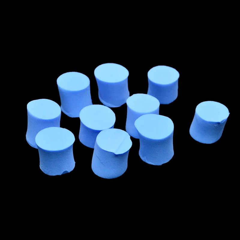 10pcs Test Tube Plug Ant Farm Accessories Blue Sponge Pet Anthill Water Feeder Block nano sponge for ant water feeder | Дом и сад