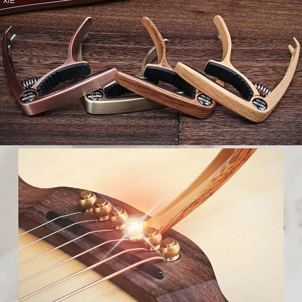 Classic Ukelele Household Metal Capo Tuning Clamp Gifts Accessories Violin 8 Color Guitar Home Multifunctional | Спорт и развлечения