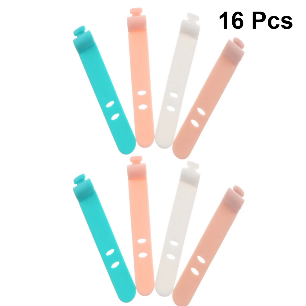 

16 шт. силиконовый держатель кабеля Органайзер проволочное крепление лента обернутый шнур линия держатель для хранения офисные наушники USB ...