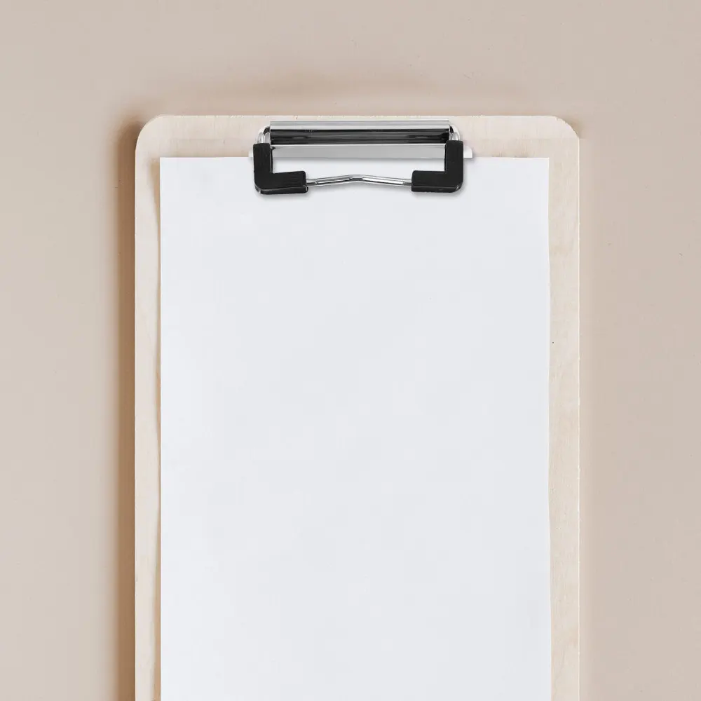 

15pcs Clipboard Clips Metal Hardboard Clips Hook Clipboard Clamps Hardboard Clip