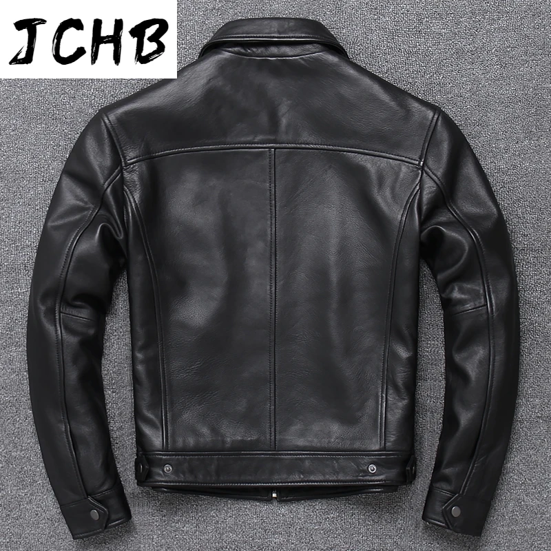 

Free size.Spring shipping.Plus Genuine Leather jacket.Men quality Business Casual soft sheepskin coat.Papa clothes.sales