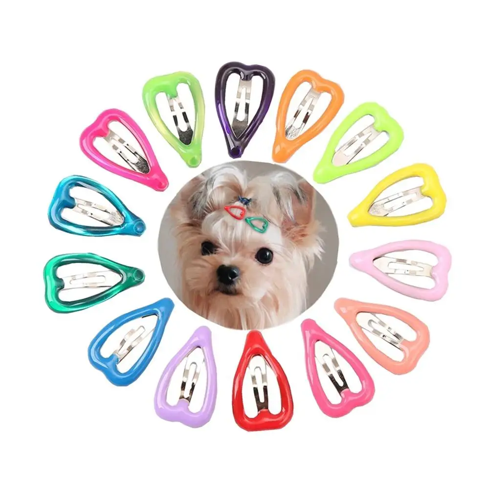 Заколка для маленьких собак и кошек 10 шт./лот миниатюрный головной убор груминга