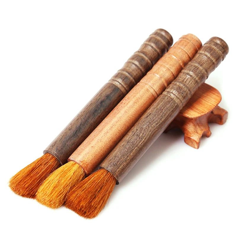 Профессиональная щетка для чистки канифоли с деревянной ручкой музыкальной