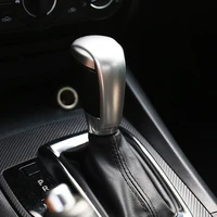 abs matte for mazda 3 axela 2014 2015 2016 2017 2018 accessories car styling car gear shift lever knob handle cover cover trim