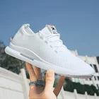 Кроссовки мужские с низким вырезом, Вулканизированная подошва, модная повседневная обувь для ходьбы, тенниса, белые, весна-осень