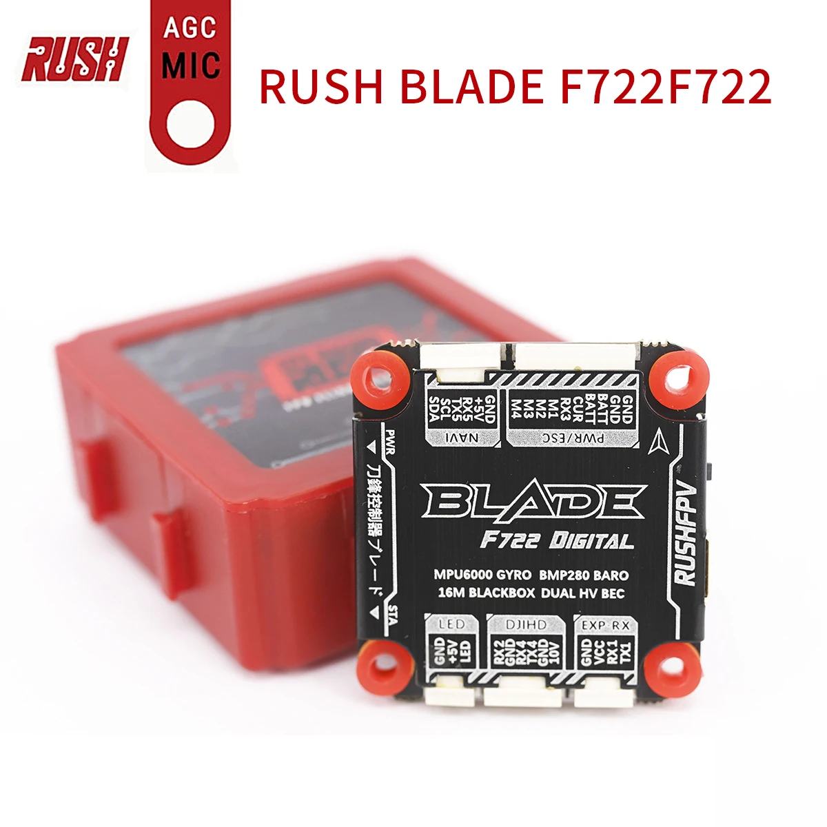 RUSHFPV-Dron Digital de carreras sin escobillas, 30,5mm, F722, pila 50A, 3-6S, BLHeli_32, 4 en 1, ESC, Freestyle, 4S, 6S-0