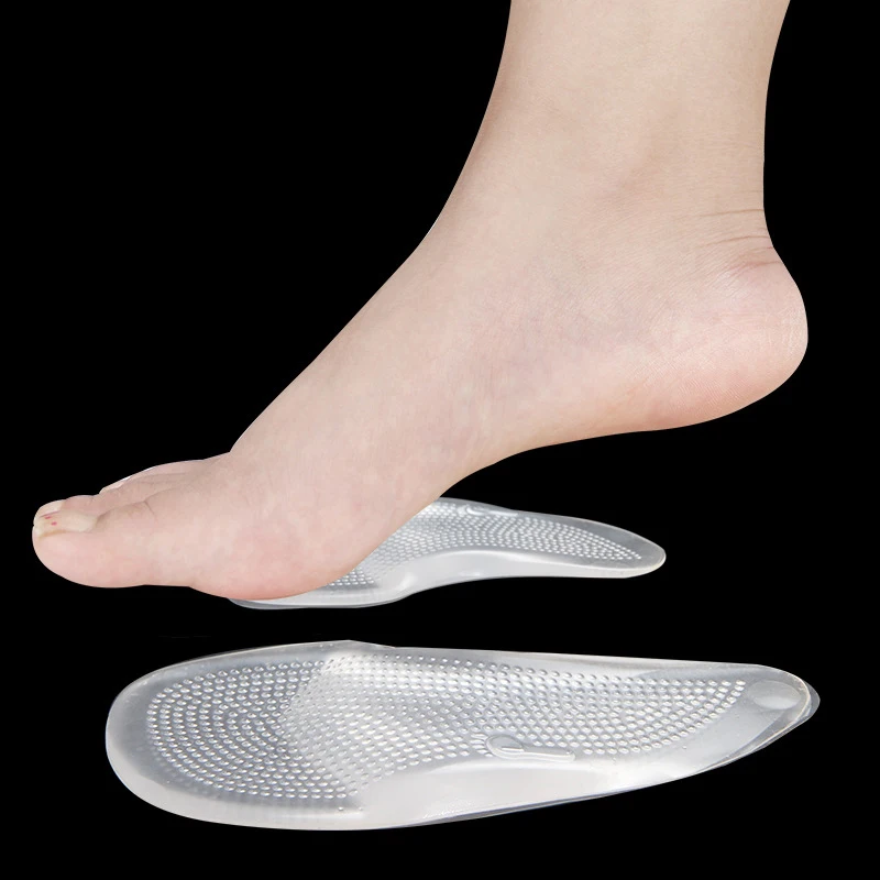 Стельки ортопедические силиконовые самоклеящиеся 2 шт. = 1 пара | Красота и