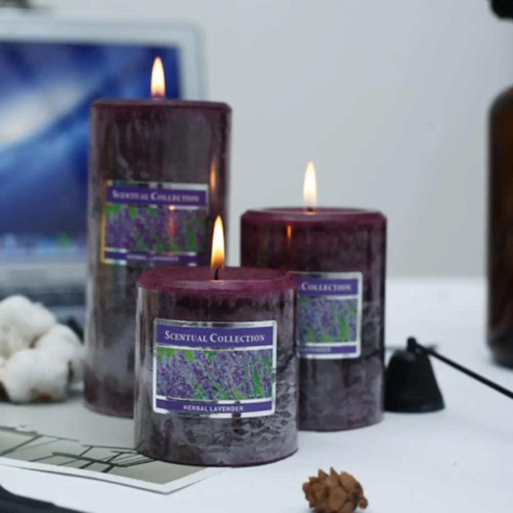 Растительное эфирное масло ароматическая свеча соевый воск романтическая для